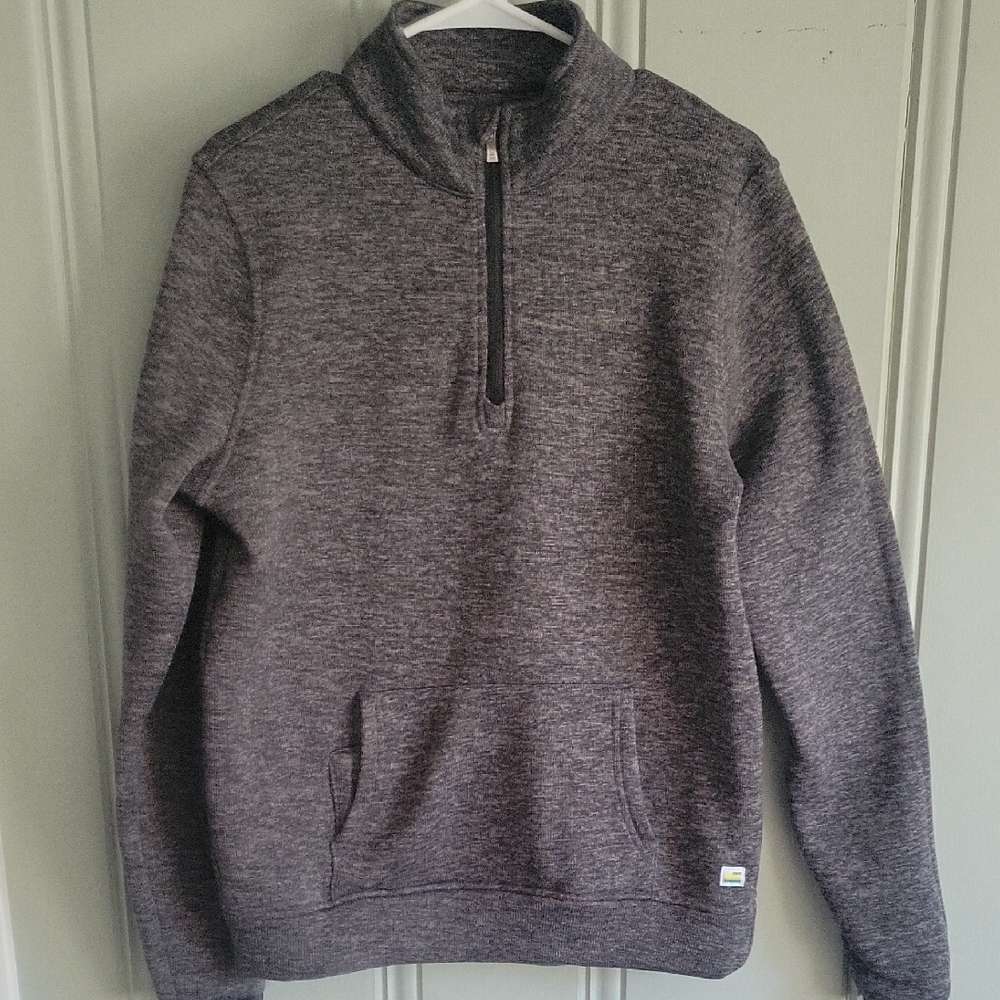 Vuoru Durango Gray Half-Zip Sweater